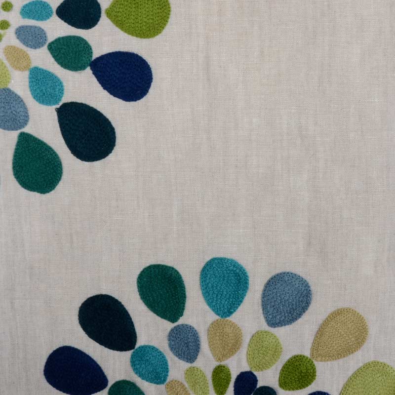 Duralee Monogram 300014H | 23-Peacock Drapery - 293621