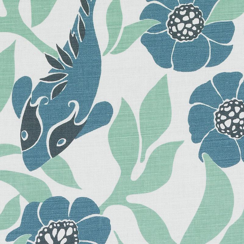 Robert Allen Le42553 | 250-Sea Green Print - 294377