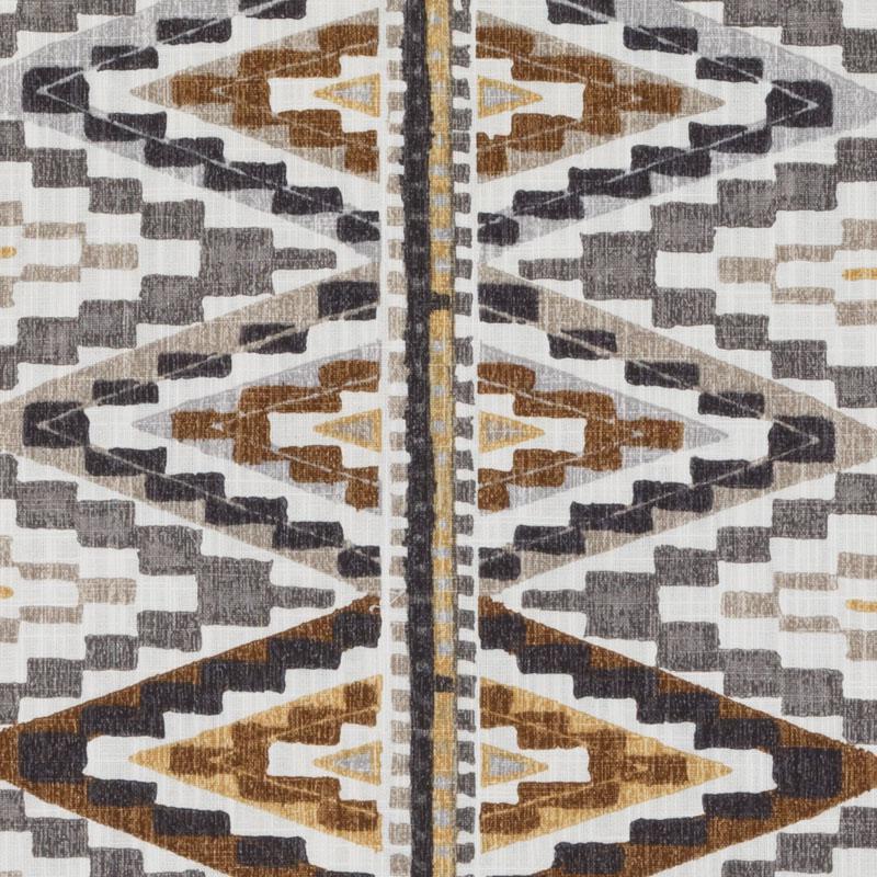 Duralee Suburban Home Se42561 | 711-Black/Gold Print - 294389