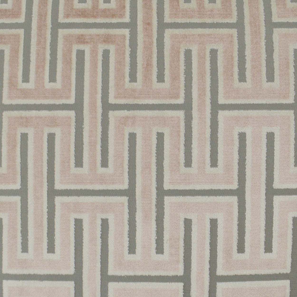 D.V. KAP HOME 24" x 24" Carlyle Pillow - Blush Geometric - 2958-B-2424