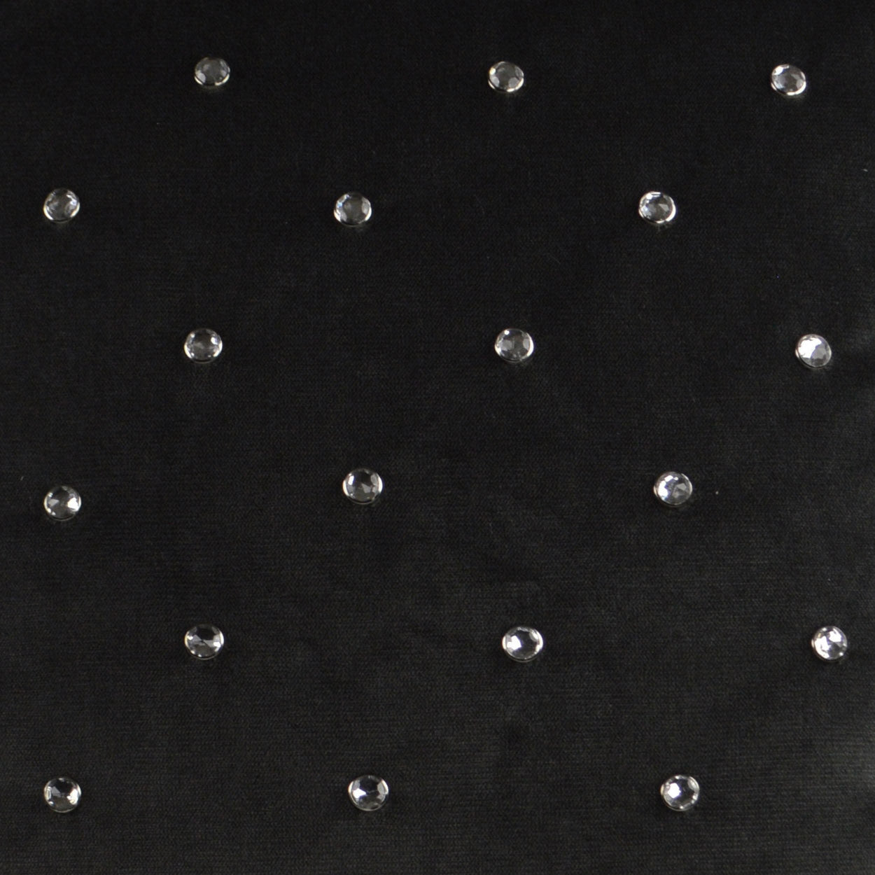 D.V. KAP HOME 24" x 24" Jewels Pillow - Charcoal Glam, Traditional, Circular - Dots - 2963-CH-2424