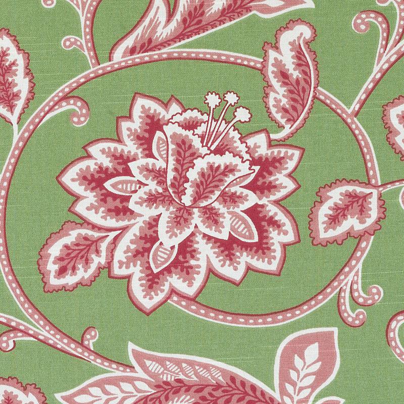 Duralee De42574 | 700-Pink/Green Print - 296523