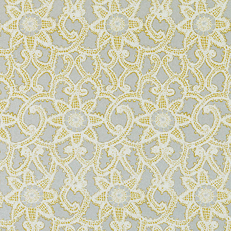 Duralee 42444 | 240-Gold/Silver Print - 297399