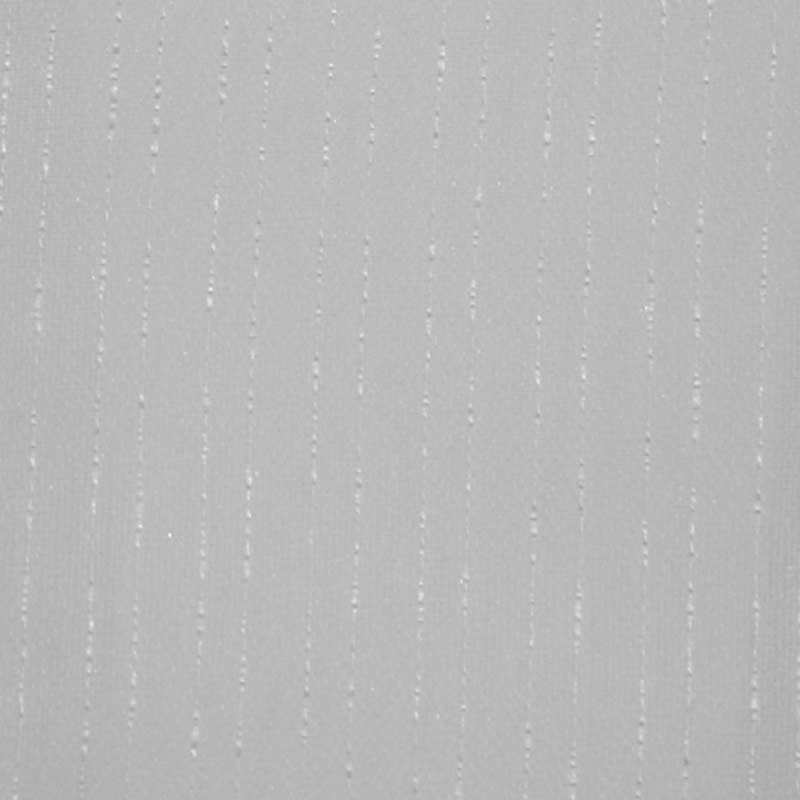 Light gray fabric with subtle vertical white dotted stripes; linen-like texture.