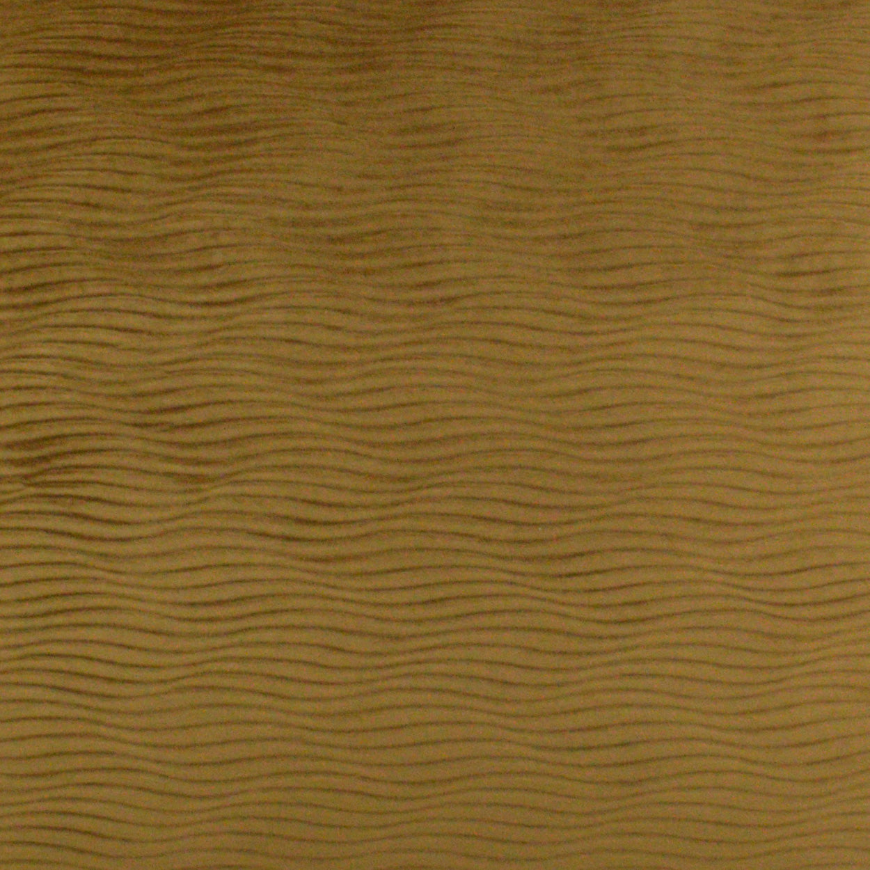 Golden tan fabric with subtle wavy horizontal lines; woven textile texture for upholstery or crafts.
