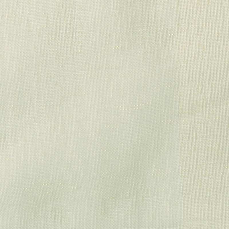 Cream linen fabric close-up with visible weave, soft natural texture for upholstery or craft projects.