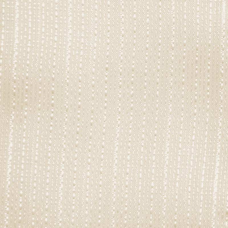 Beige drapery fabric with subtle vertical dotted stripes; ideal for curtains.