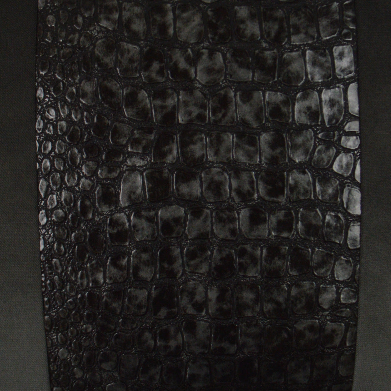 D.V. KAP HOME 24" x 24" Bayou Pillow - Charcoal Band / Ribbon - 3035-CH-2424