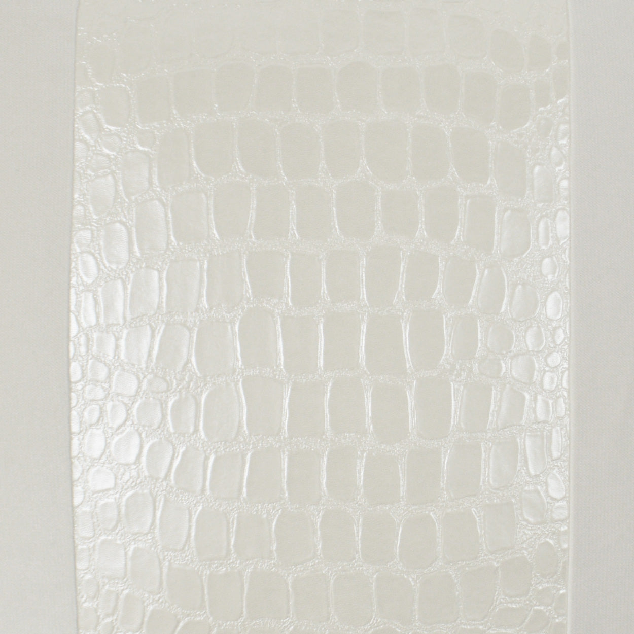 D.V. KAP HOME 24" x 24" Bayou Pillow - Ivory Animal, Band / Ribbon - 3035-I-2424