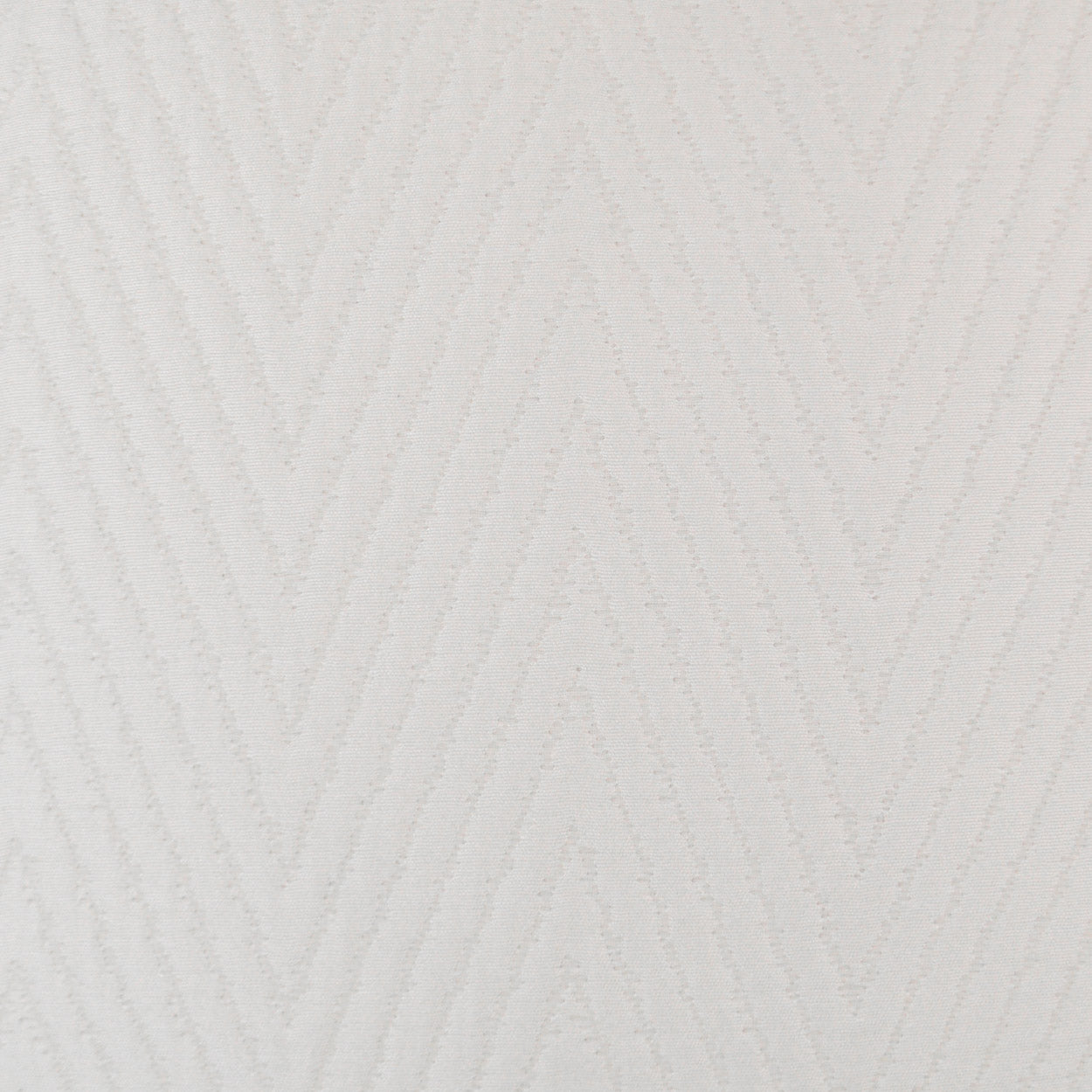 D.V. KAP HOME 24" x 24" Demure Pillow - Ivory Solid, Chevron - 3138-I-2424