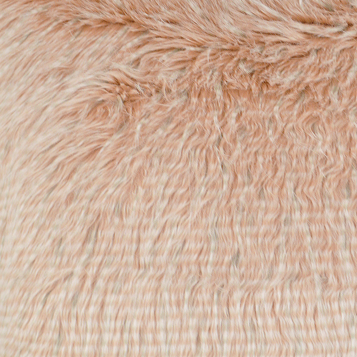 D.V. KAP HOME 3151-R-YARD Blustery Fabric - Rose Animal, Faux Fur Blush - Blustery