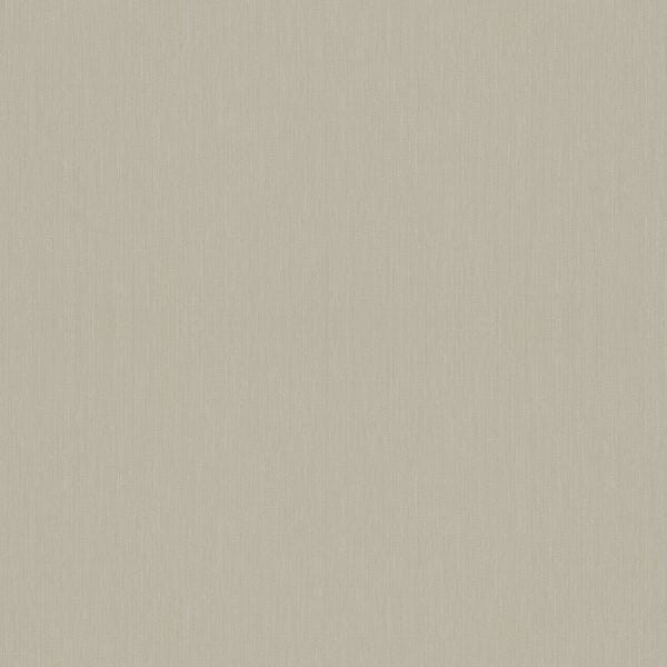 Beige wallcovering swatch with a fine linen-like texture.