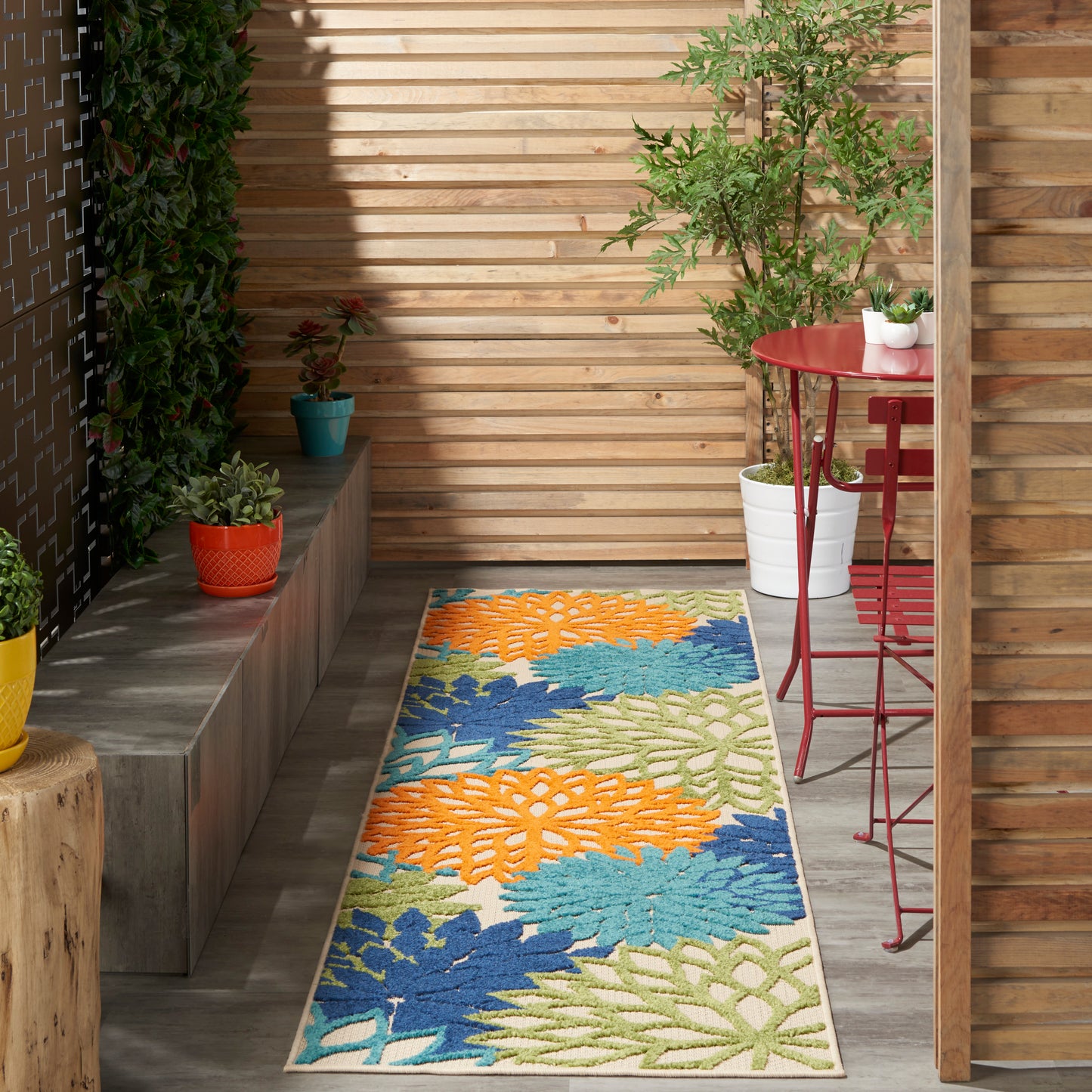Nourison Rugs Nourison Home Tropical 6' Runner - 099446421937