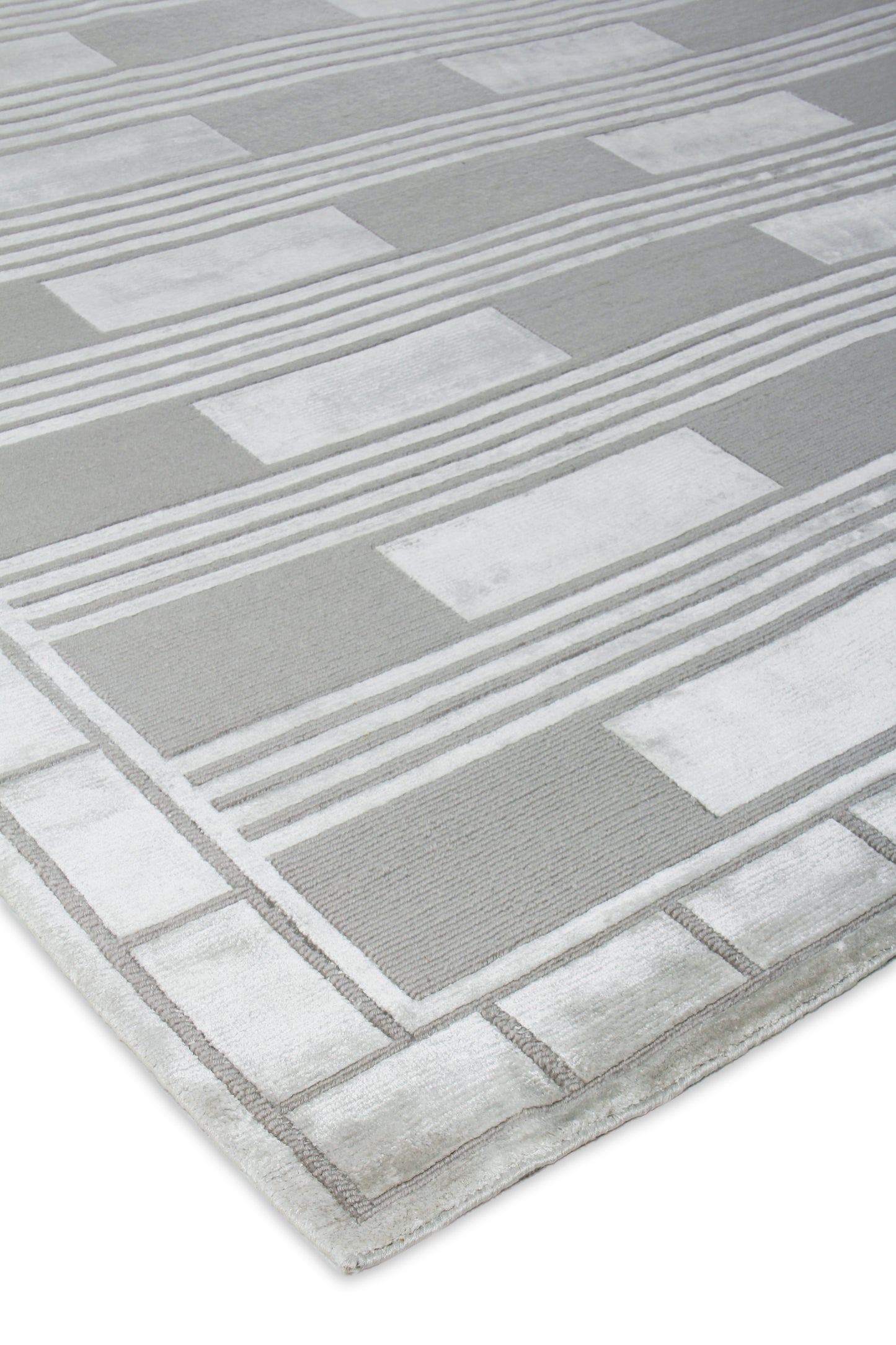 EXQUISITE RUGS OUTLET Metro Velvet Indoor Hand Knotted - 3201-6'X9'