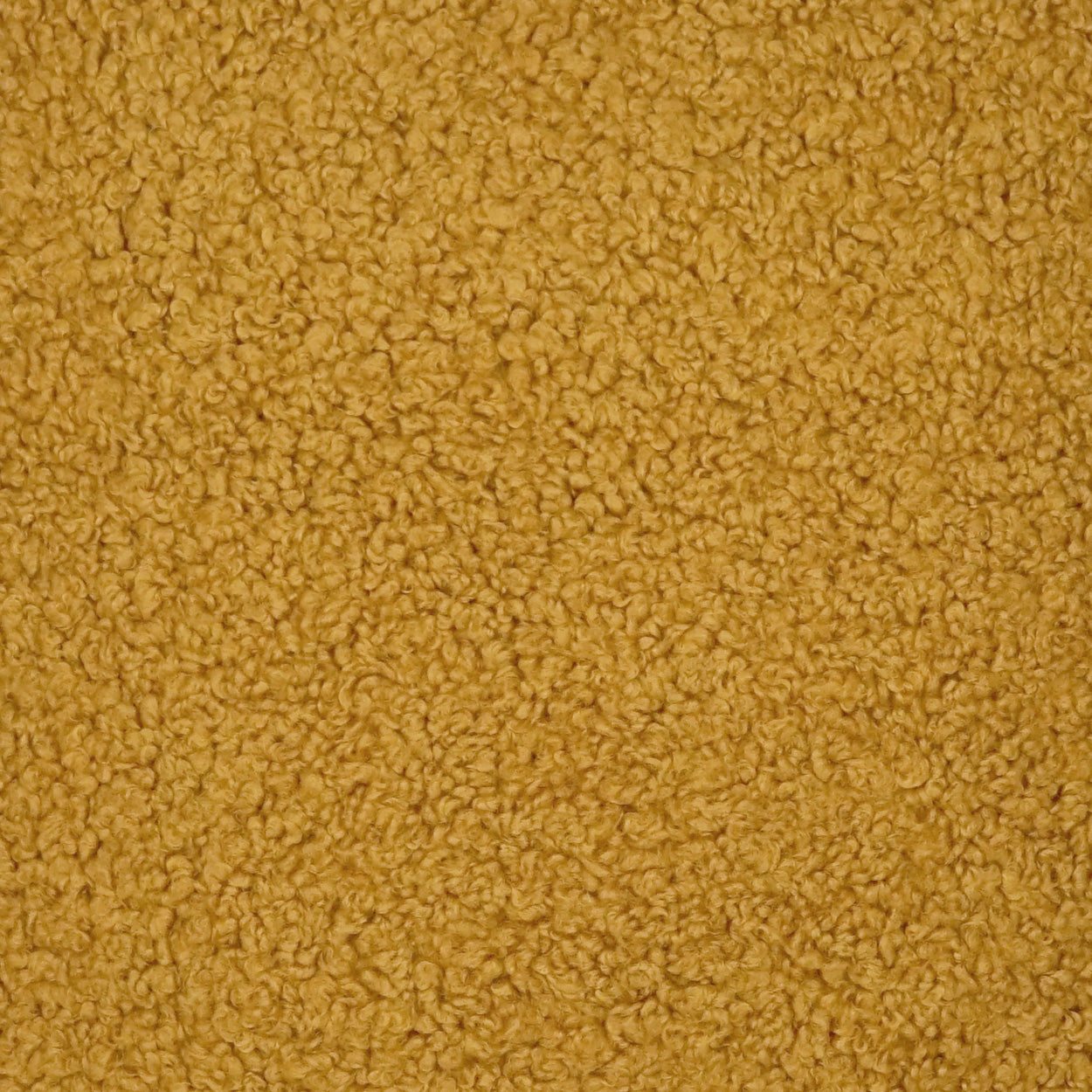 D.V. KAP HOME 3241-D-YARD Poodle Fabric - Dijon Solid, Faux Fur Yellow - Poodle