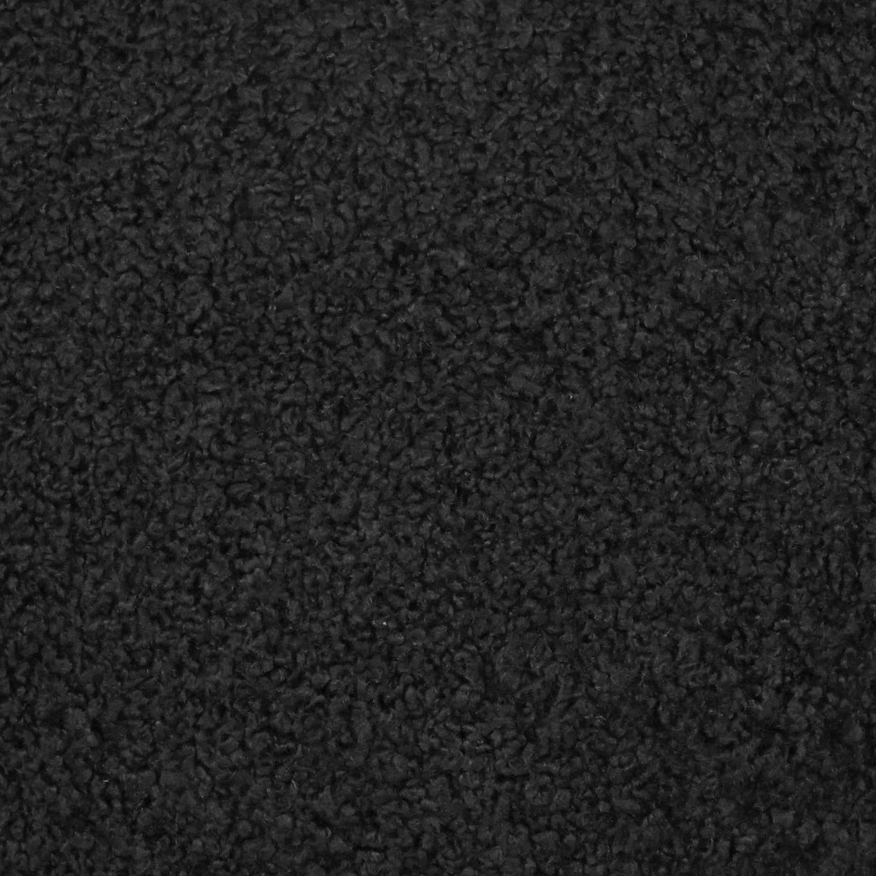 D.V. KAP HOME 3241-J-YARD Poodle Fabric - Jet Solid, Faux Fur Black - Poodle