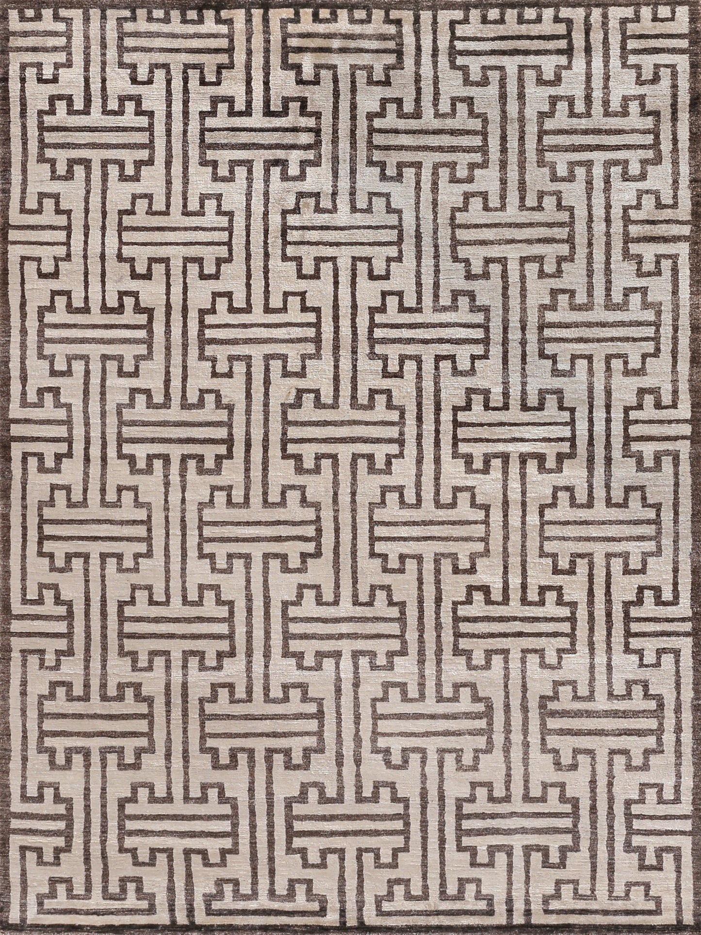 EXQUISITE RUGS OUTLET Hand-Knotted Rectangle - 3291-6'X9'