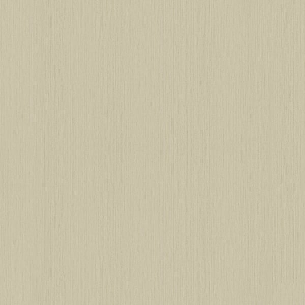 Beige wallpaper with a subtle linen-textured surface and vertical grain; neutral wallcovering.