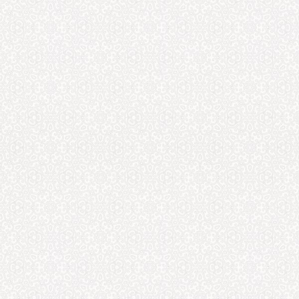 White damask pattern with subtle scroll motifs, suitable for wallpaper.