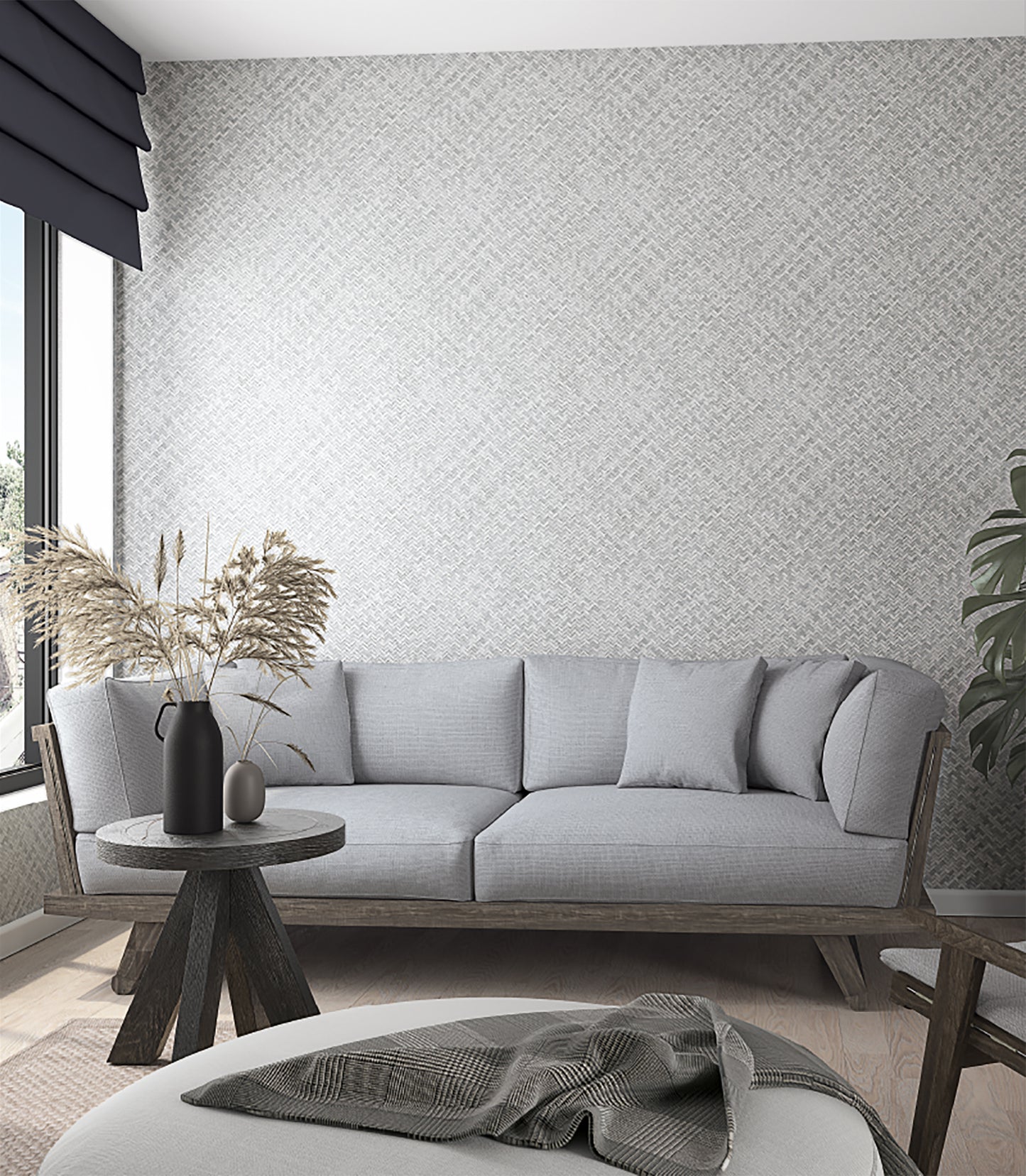 GALERIE WALLCOVERINGS Eden Silver - Grey - EN3331414