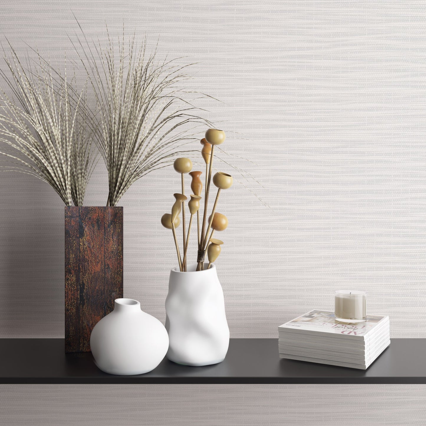 GALERIE WALLCOVERINGS The New Textures Silver - Grey - 33322
