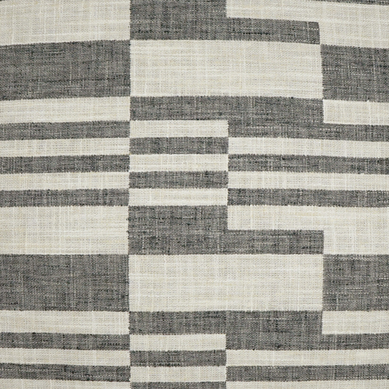 D.V. KAP HOME 3354-M-YARD Piano Fabric - Meteorite Modern Ivory, Grey - Piano