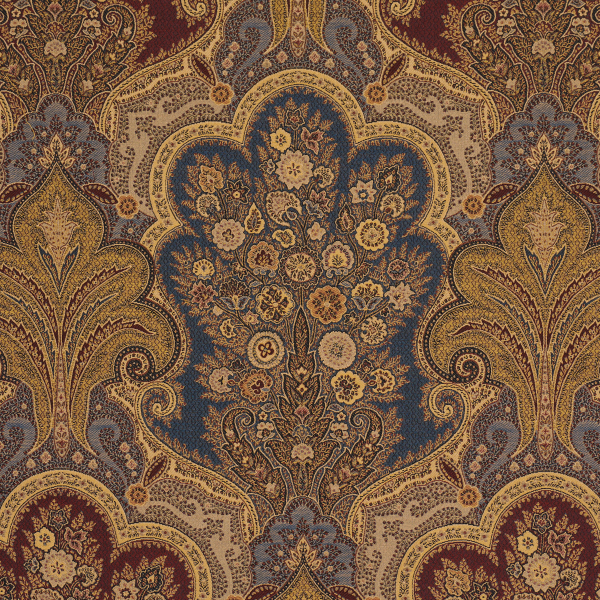 SCHUMACHER CHROMA NEW CASTLE PAISLEY PATTERN WOVENS,HIGH PERFORMANCE PATTERN WOVENS,HIGH PERFORMANCE INDIGO - 3362044