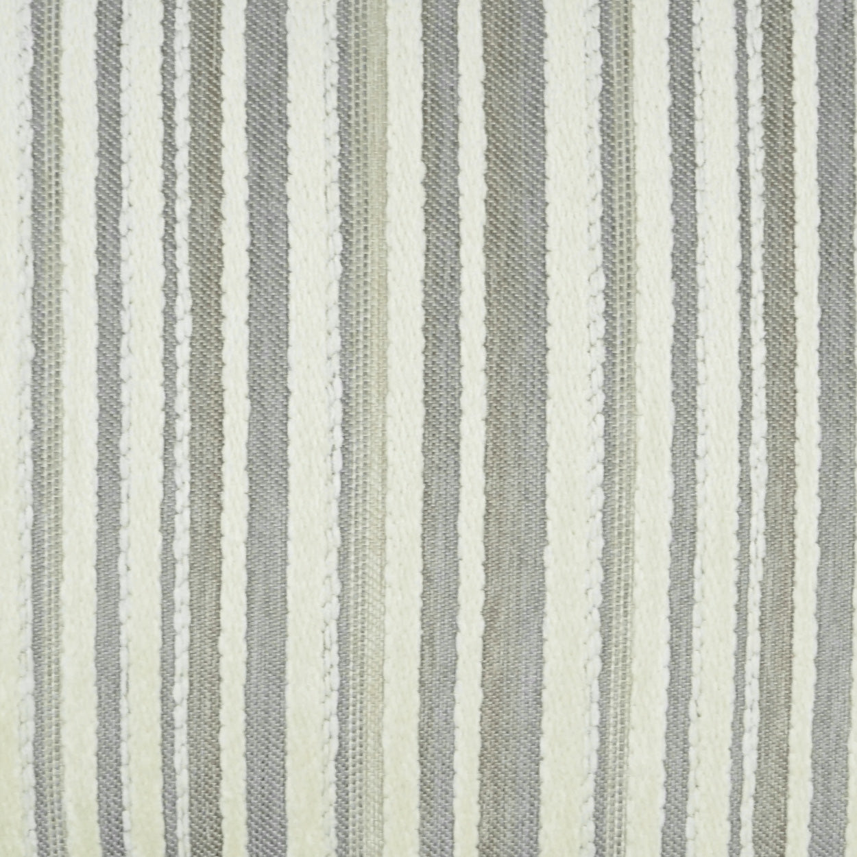 D.V. KAP HOME 24" x 24" Marisol Pillow - Taupe Stripes - 3426-T-2424