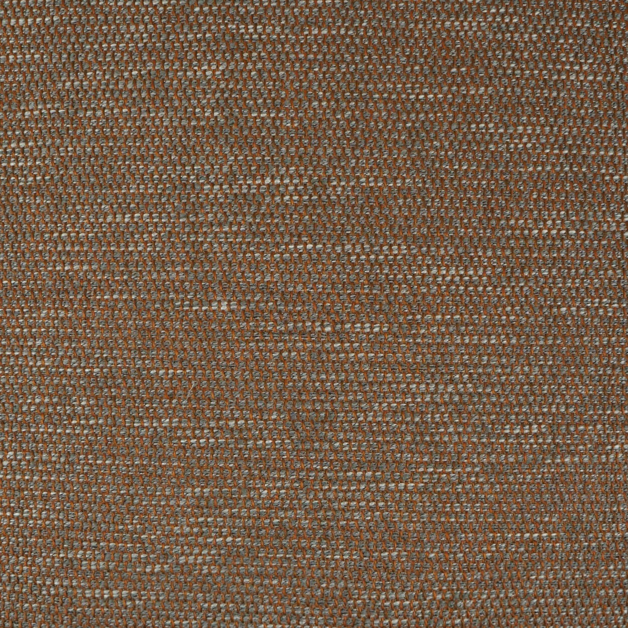 Brown tweed fabric with teal flecks and a textured woven surface.