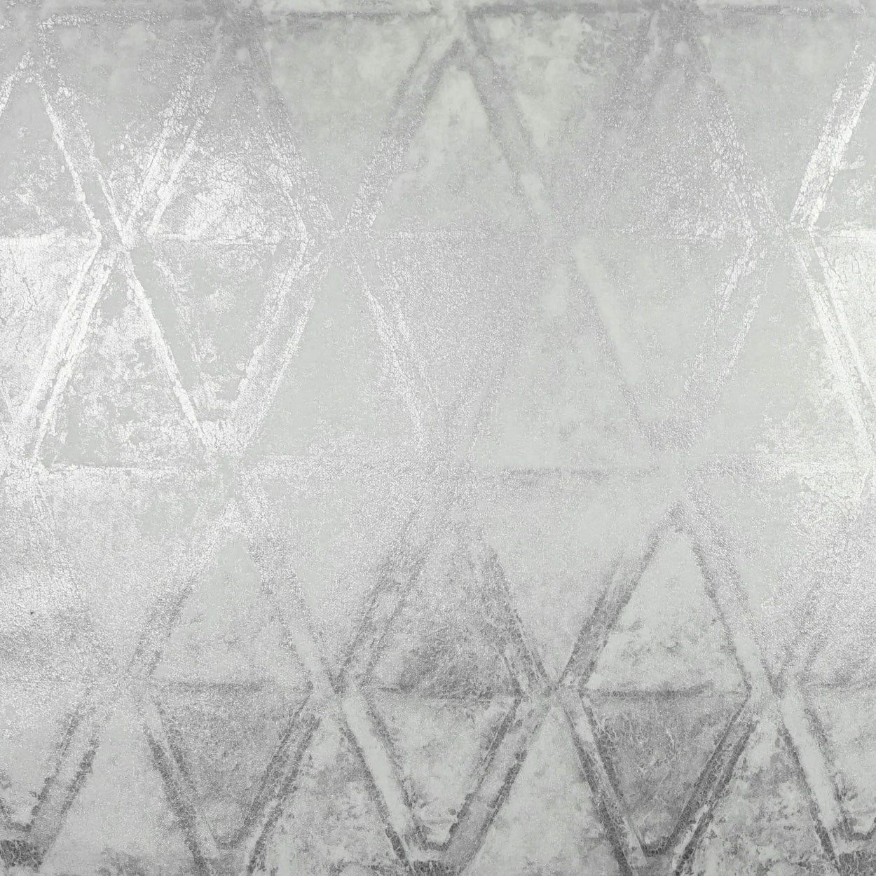 D.V. KAP HOME 3444-W-YARD Scheme Fabric - White Glam, Modern, Geometric Silver, White - Scheme