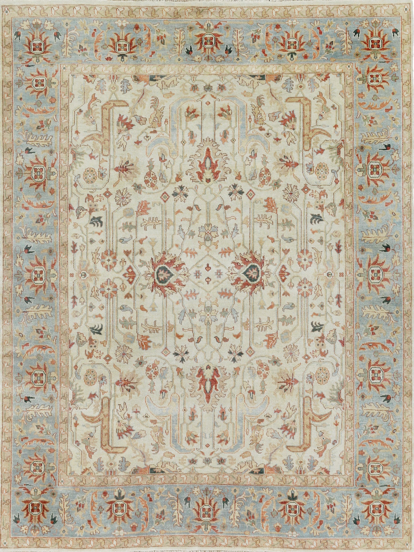 EXQUISITE RUGS Hand-Knotted Rectangle - 3447-8'X10'