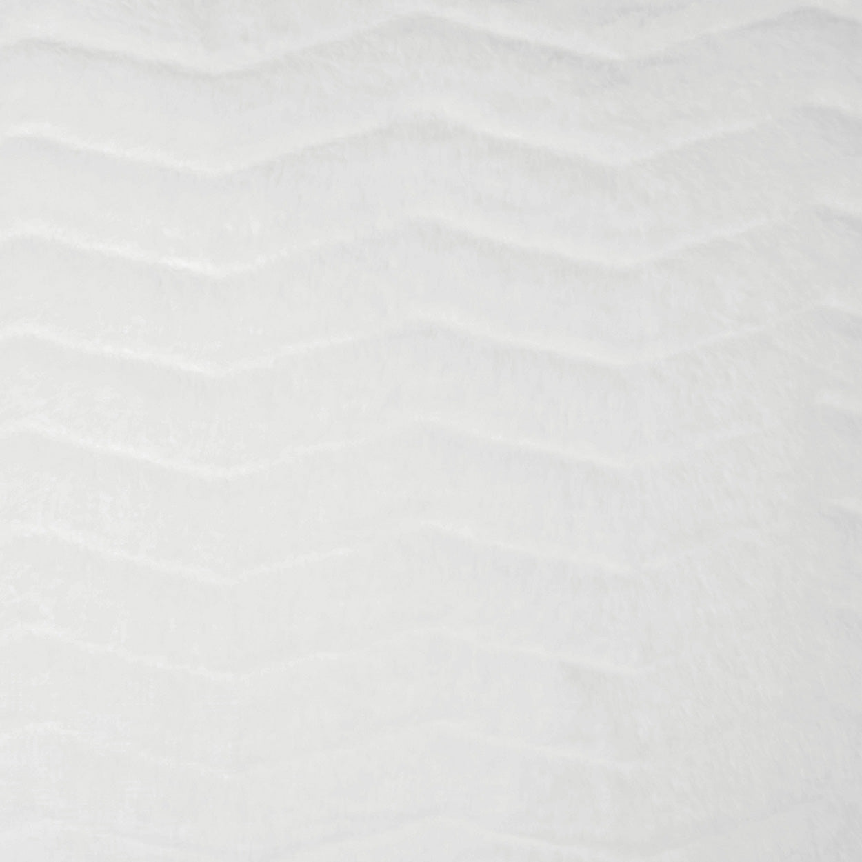 D.V. KAP HOME 3448-S-YARD Lush Chevron Fabric - Snow Solid, Chevron, Faux Fur White - Lush Chevron