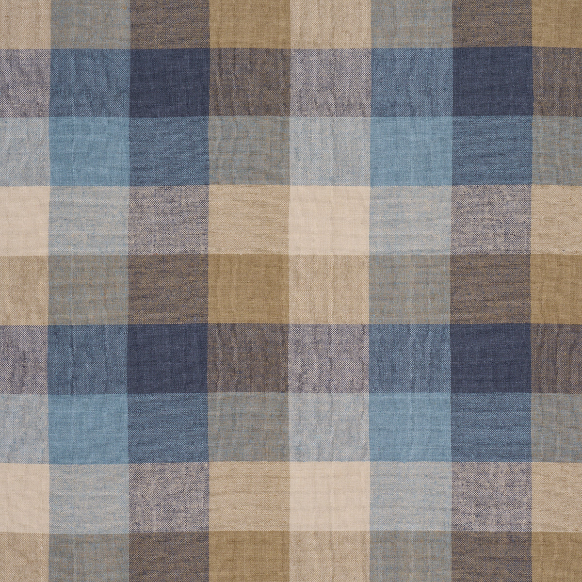 SCHUMACHER CHROMA GRAYLYN PLAID PATTERN WOVENS PATTERN WOVENS INDIGO - 3452002