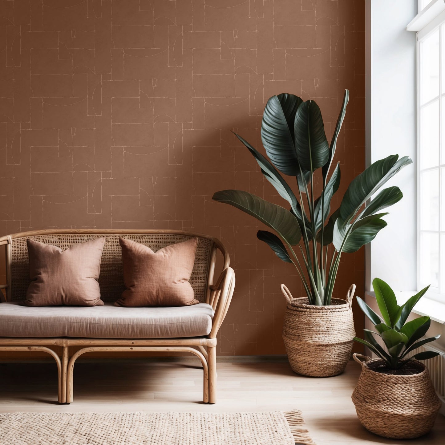GALERIE WALLCOVERINGS Terra Red - 34605