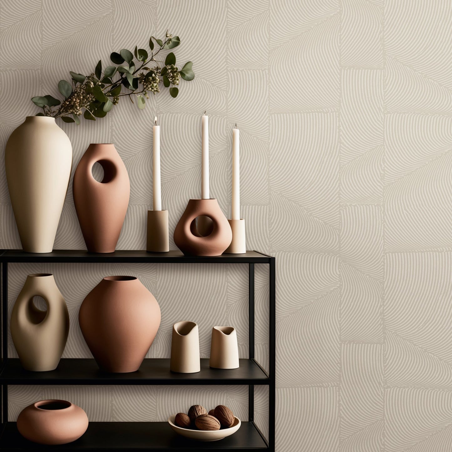 GALERIE WALLCOVERINGS Terra Silver - Grey - 34642