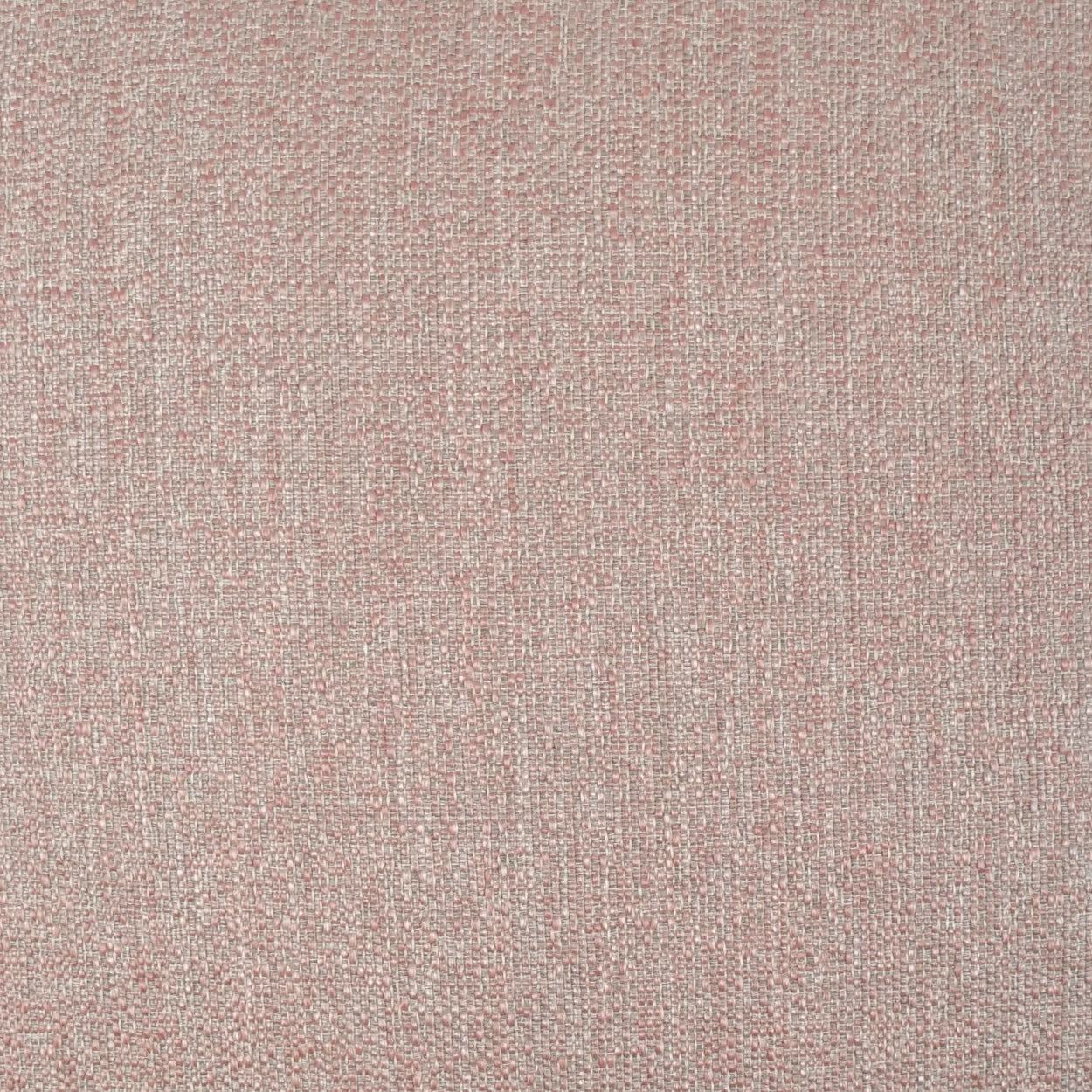 Dusty pink woven upholstery fabric with subtle texture and a soft, linen-like finish.