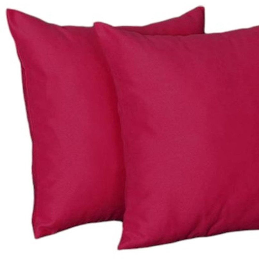 Set of Two 20" Pink Throw Pillow Covers