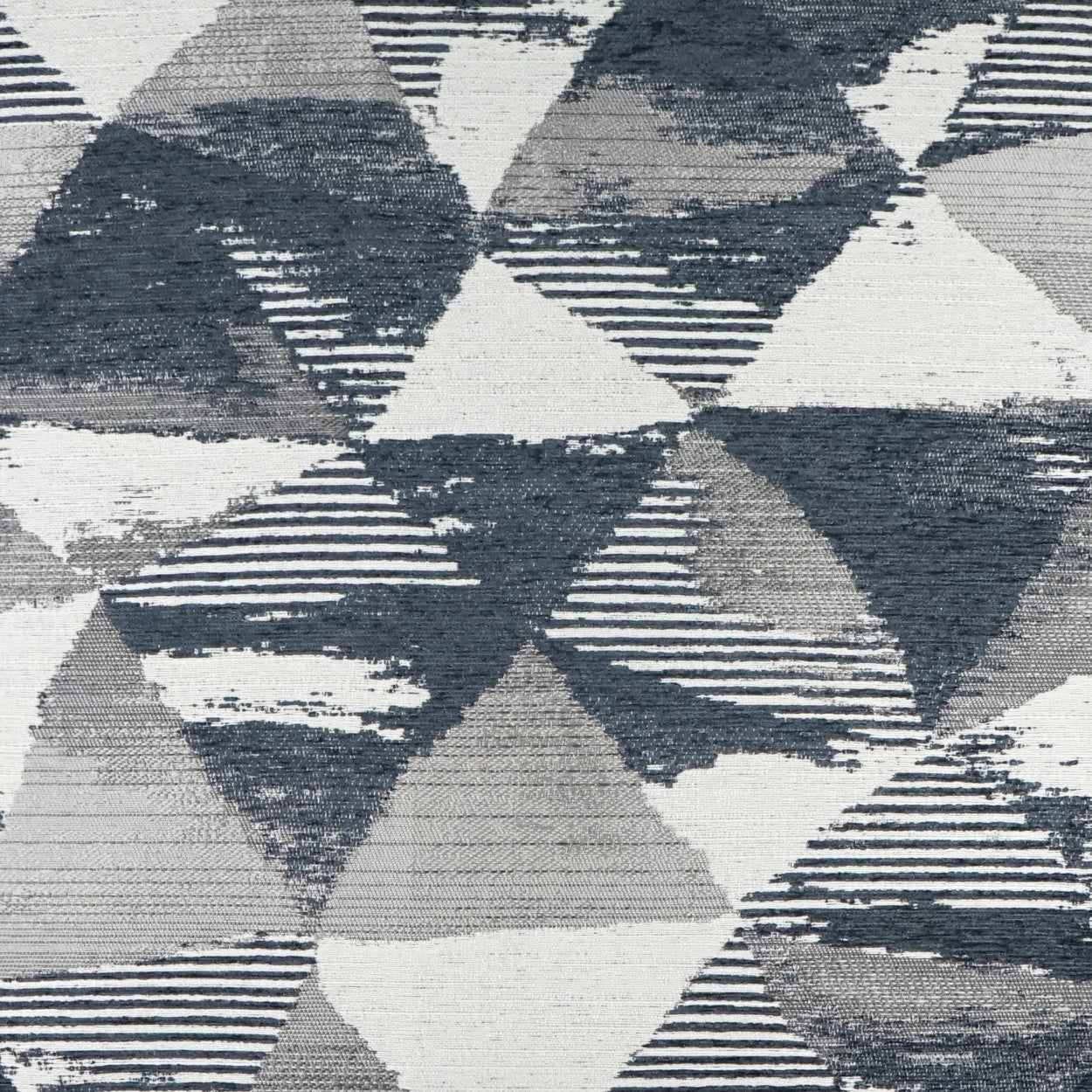 D.V. KAP HOME 24" x 24" Ridgeview Pillow - Slate Geometric, Modern - 3583-S-2424