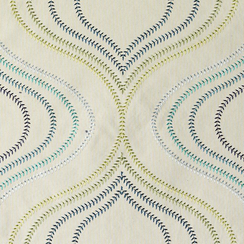 Duralee Da61357 | 71-Blue/Avocado Upholstery - 361011