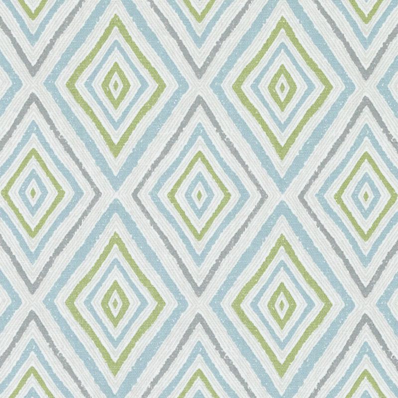 Duralee Dp61413 | 601-Aqua/Green Print - 361033