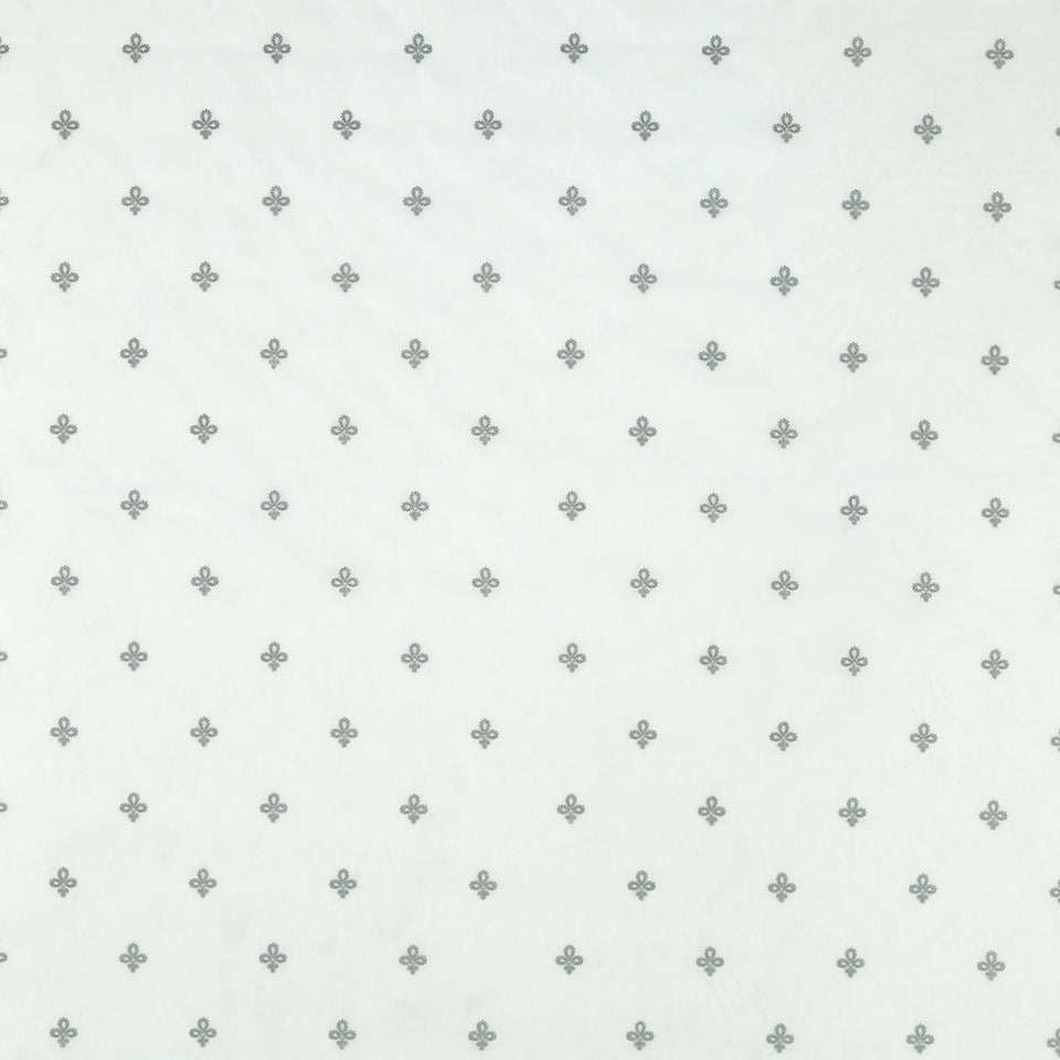 Duralee Monogram 500090H | 15-Grey Drapery - 361293