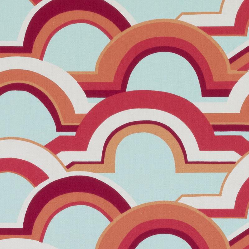 Duralee Suburban Home 72109 | 223-Mint/Red Print - 363775