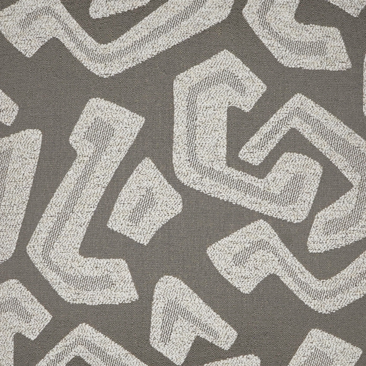 D.V. KAP HOME 3659-YARD Jumaji Fabric Modern, Abstract Grey - Jumaji