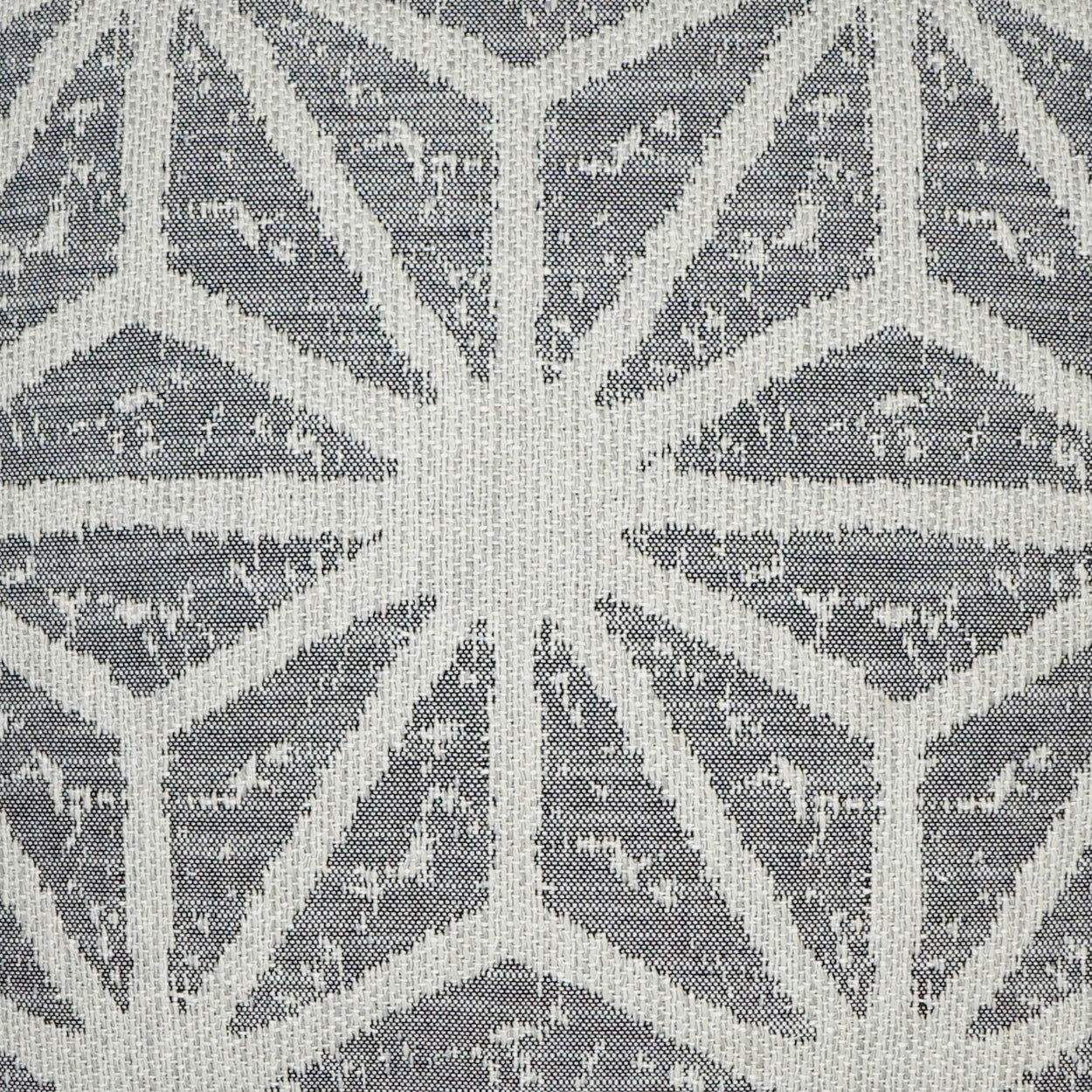 D.V. KAP HOME 24" x 24" Solazzo Pillow - Charcoal Geometrical, Modern - 3660-C-2424