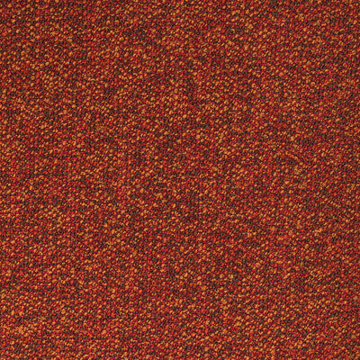 Textured fabric in vibrant shades of red and orange, perfect for upholstery or decorative accents.