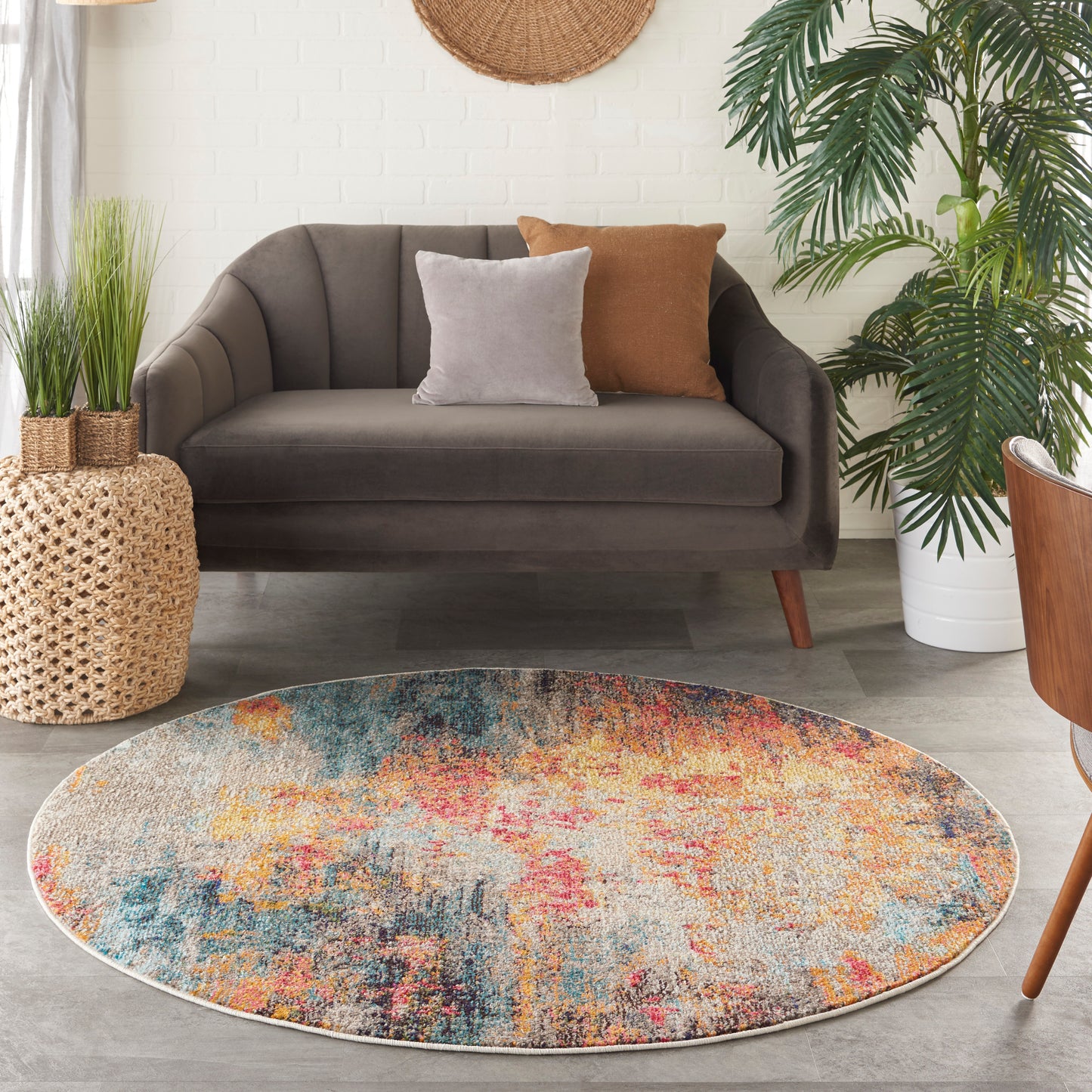 Nourison Rugs Nourison Home Modern 5' X Round - 099446815989