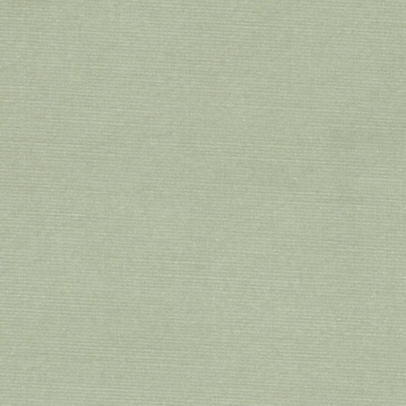 Sage green woven fabric swatch with subtle ribbed texture and soft finish.