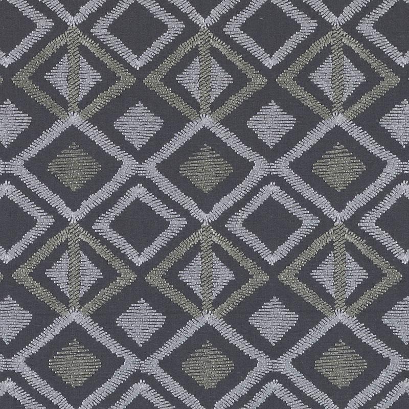 Duralee Monogram Ha61428 | 380-Granite Drapery - 367630