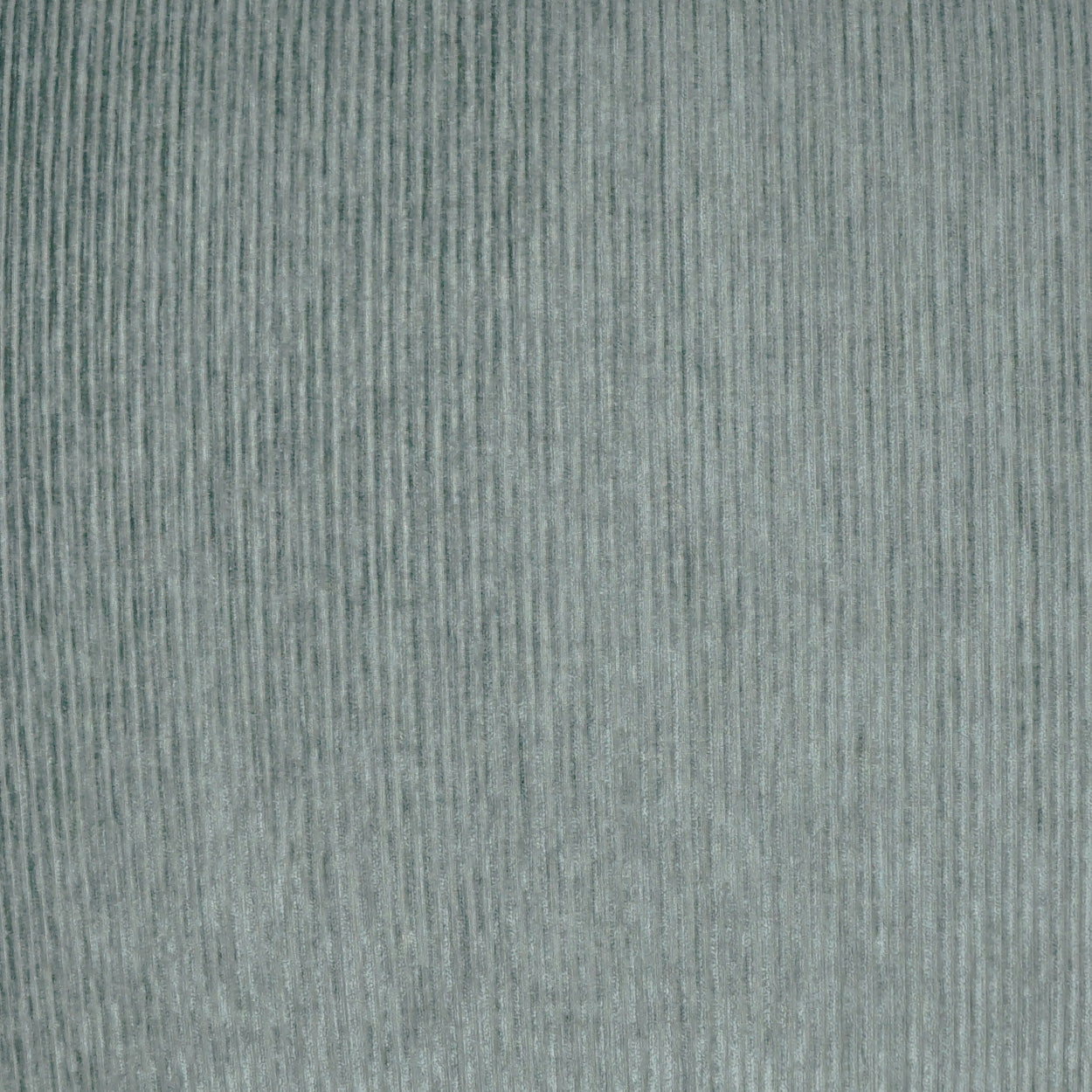 Blue-gray ribbed fabric with corduroy-like texture and vertical wales, soft matte finish.