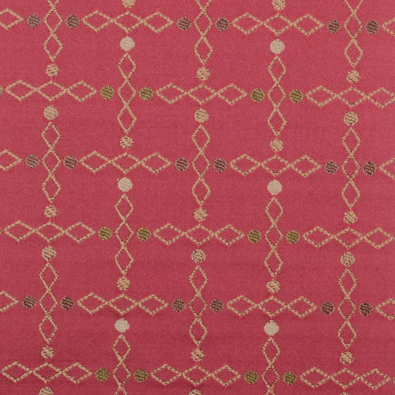 Duralee Monogram 800266H | 203-Poppy Red Drapery - 371113